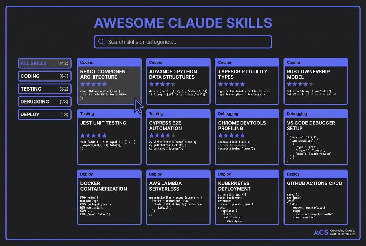 Awesome Claude Skills