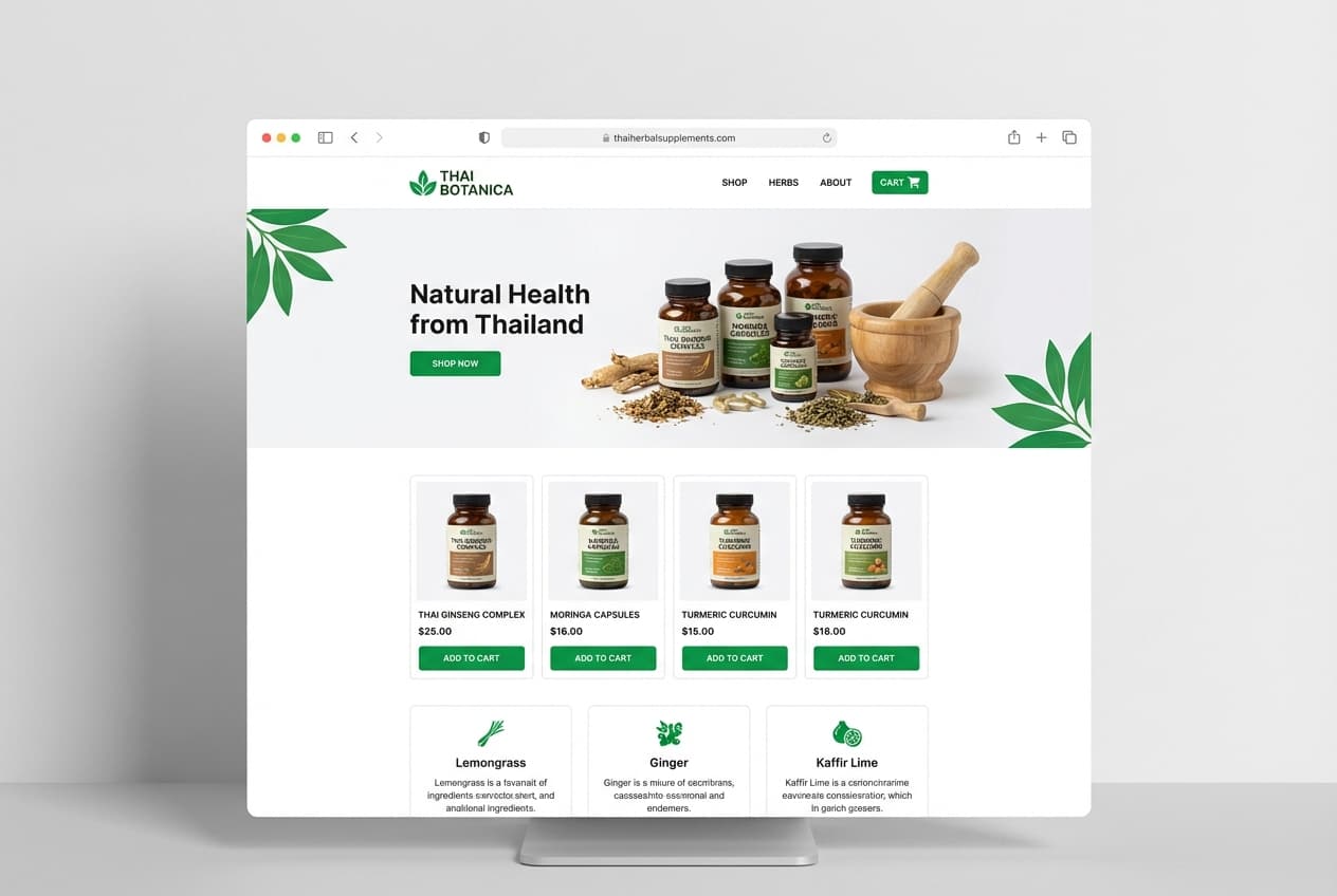 Herbal Supplement Store