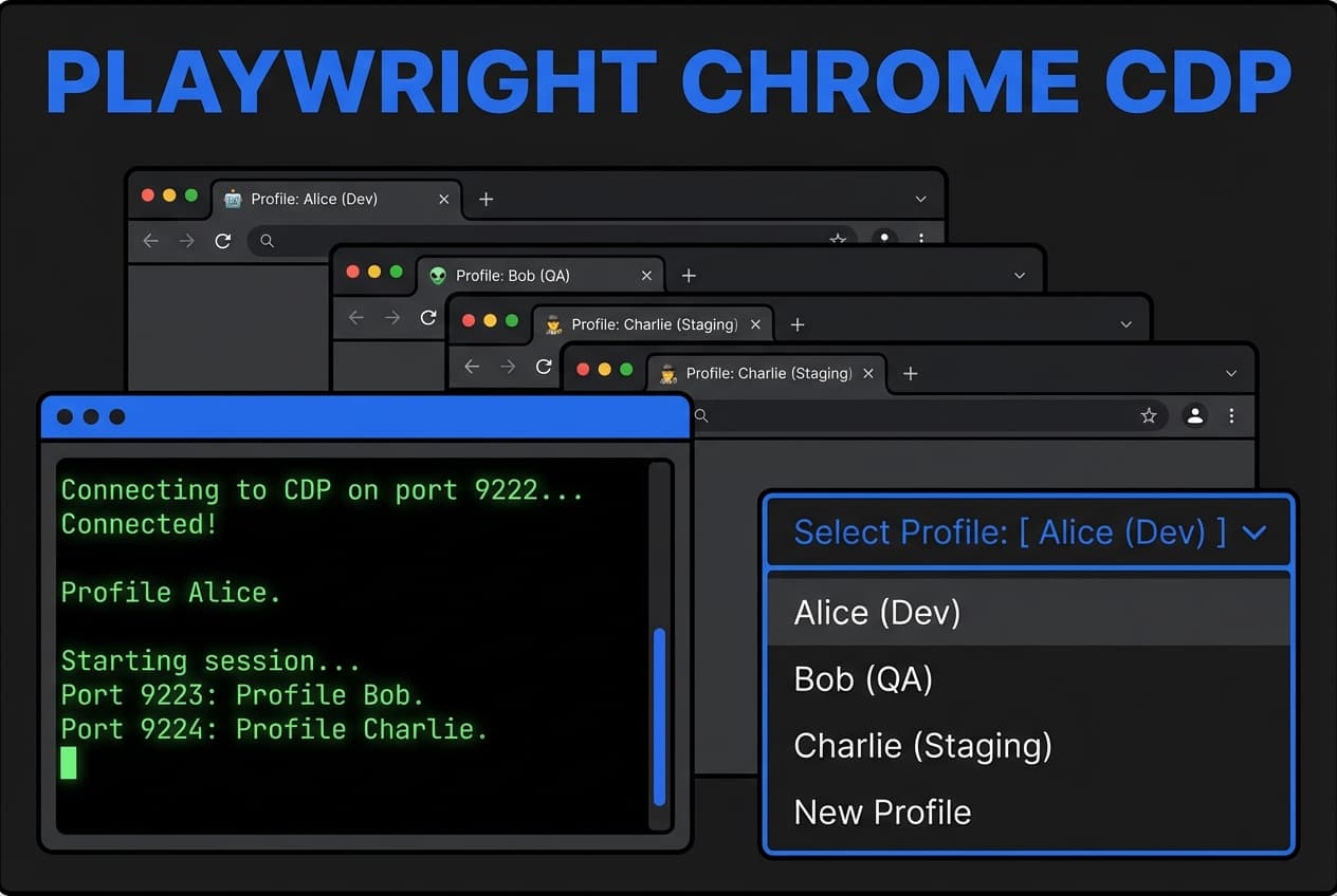 Playwright Chrome CDP Setup