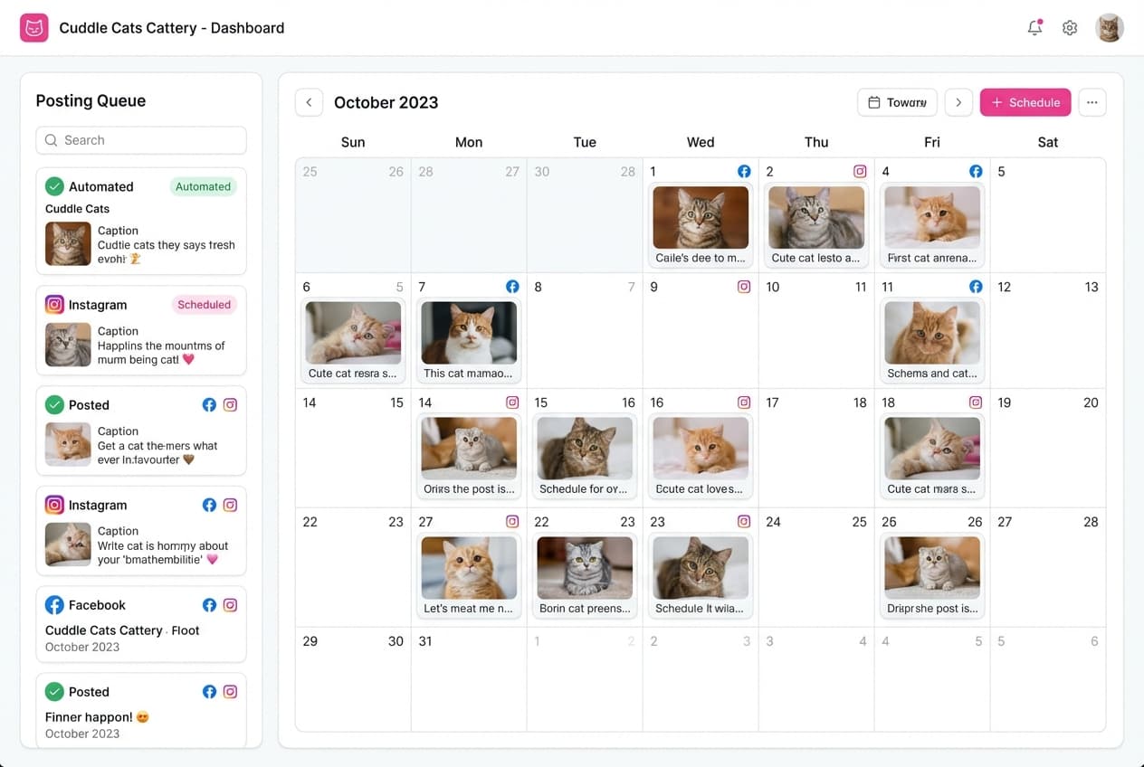 Cattery Social Manager