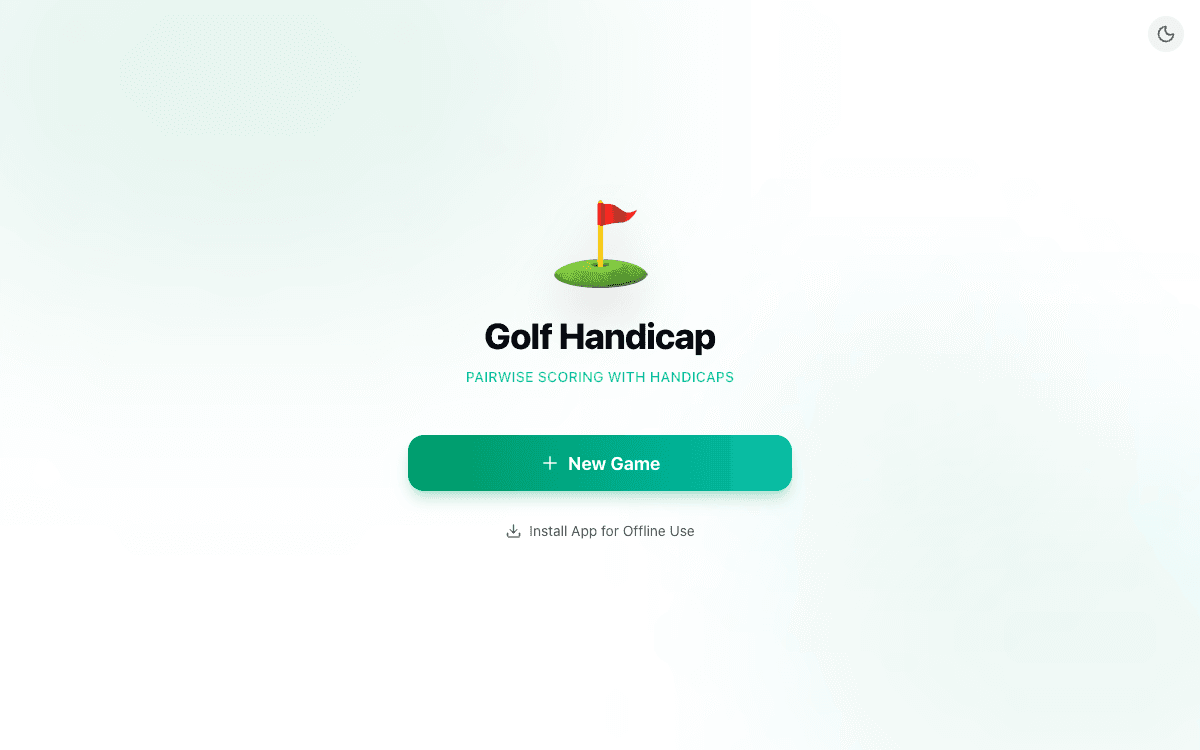 Golf Handicap